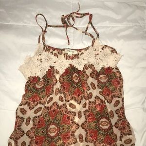 Dressy spaghetti strap top